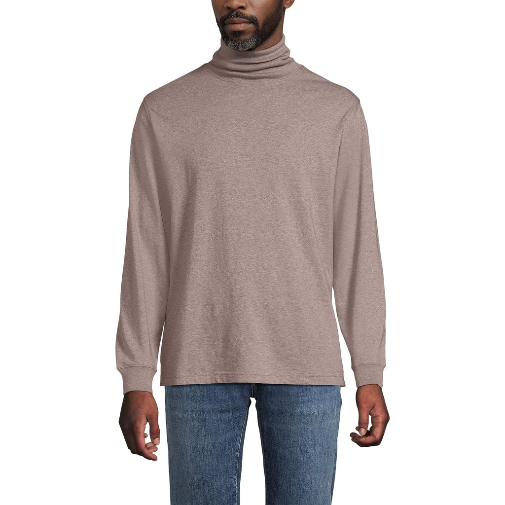 Lands' End Men's Super-T Cotton-Blend Turtleneck Shirt