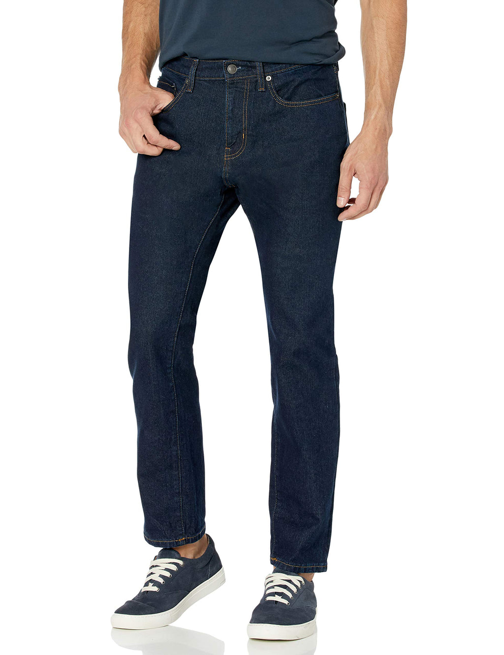 Amazon Essentials Men's Relaxed-Fit Stretch Jean (Available in Big & Tall) - Discontinued Colors