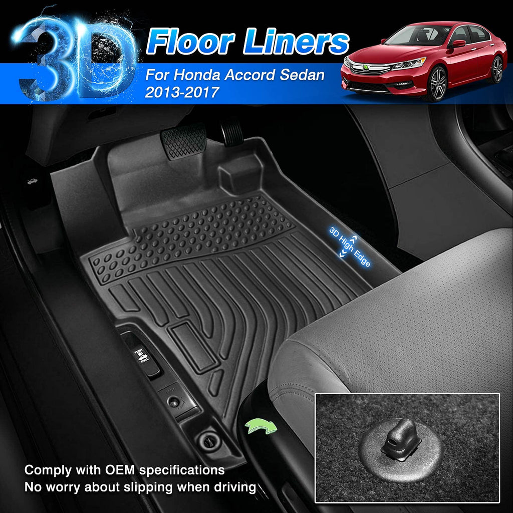 Cartist Floor Mats Compatible with Kia EV6 2022 2023 2024 2025 2026 Accessories All Weather Floor Liner Front & Rear 2 Rows Car Carpet Protection TPE Odorless