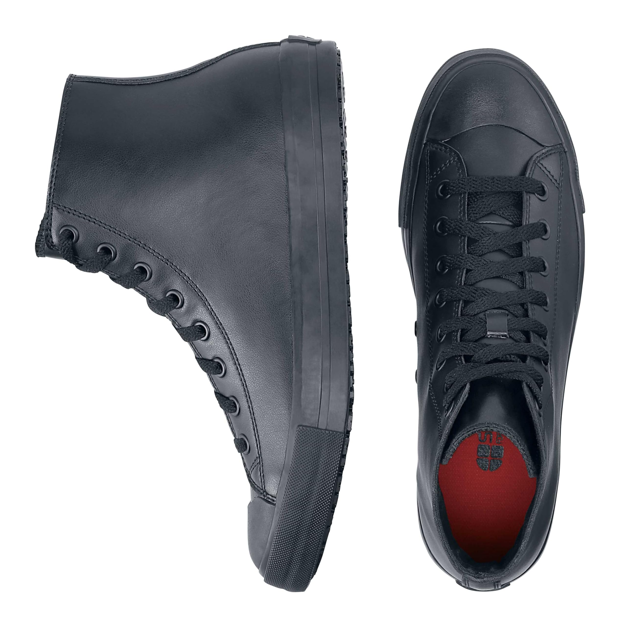 Shoes for Crews Unisex Slip-Resistant High-Top Work Sneakers – Comfortable, Water-Resistant Women's & Men's Shoes for Hospitality, Administrative Roles & More - Pembroke