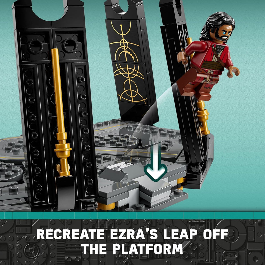 LEGO Star Wars Ahsoka Tano’s Duel on Peridea Building Toy for Kids, Collectible Toy with 5 Star Wars Minifigures Including Grand Admiral Thrawn & Ahsoka, Fun Gift for 8 Year Old Boys & Girls, 75385
