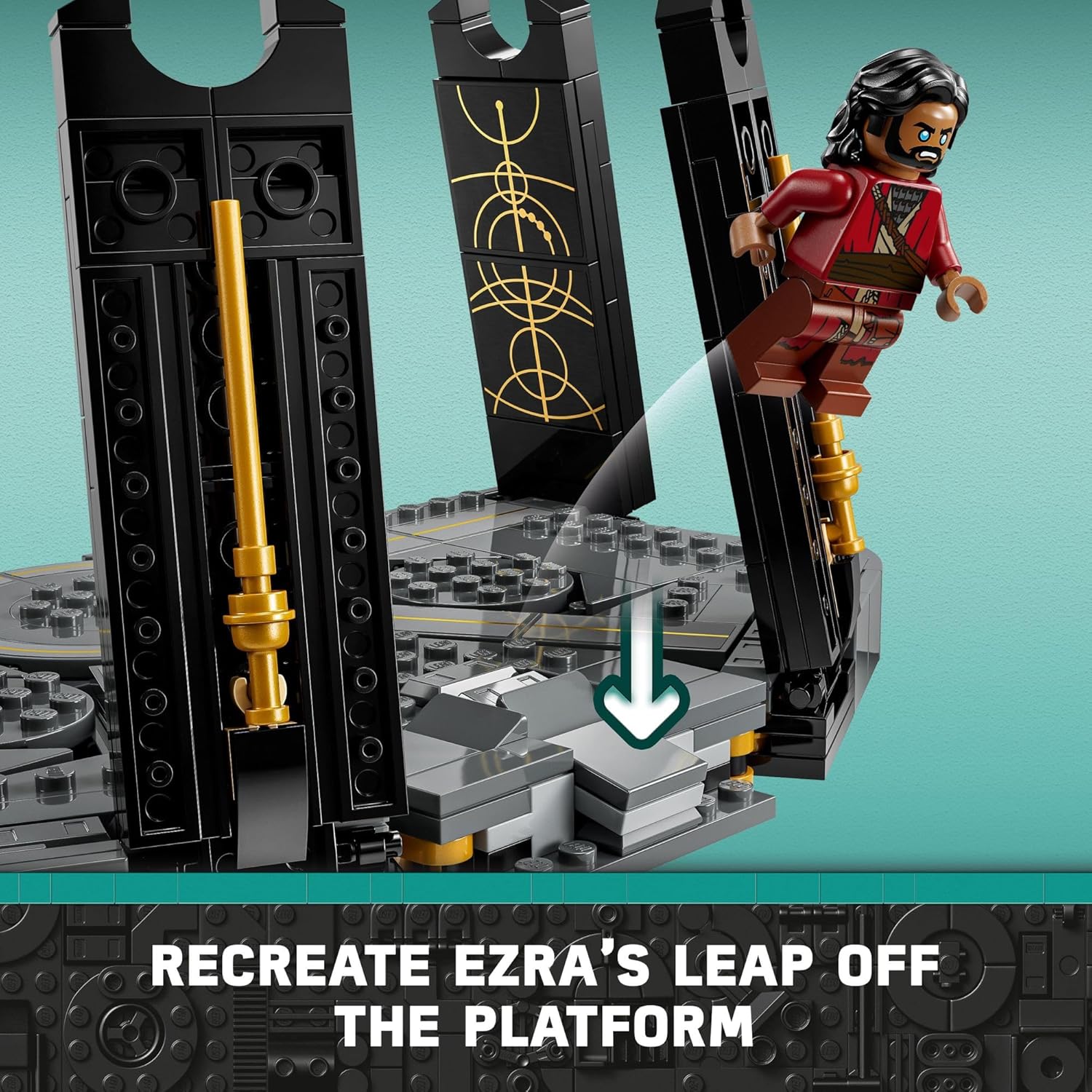 LEGO Star Wars Ahsoka Tano’s Duel on Peridea Building Toy for Kids, Collectible Toy with 5 Star Wars Minifigures Including Grand Admiral Thrawn & Ahsoka, Fun Gift for 8 Year Old Boys & Girls, 75385