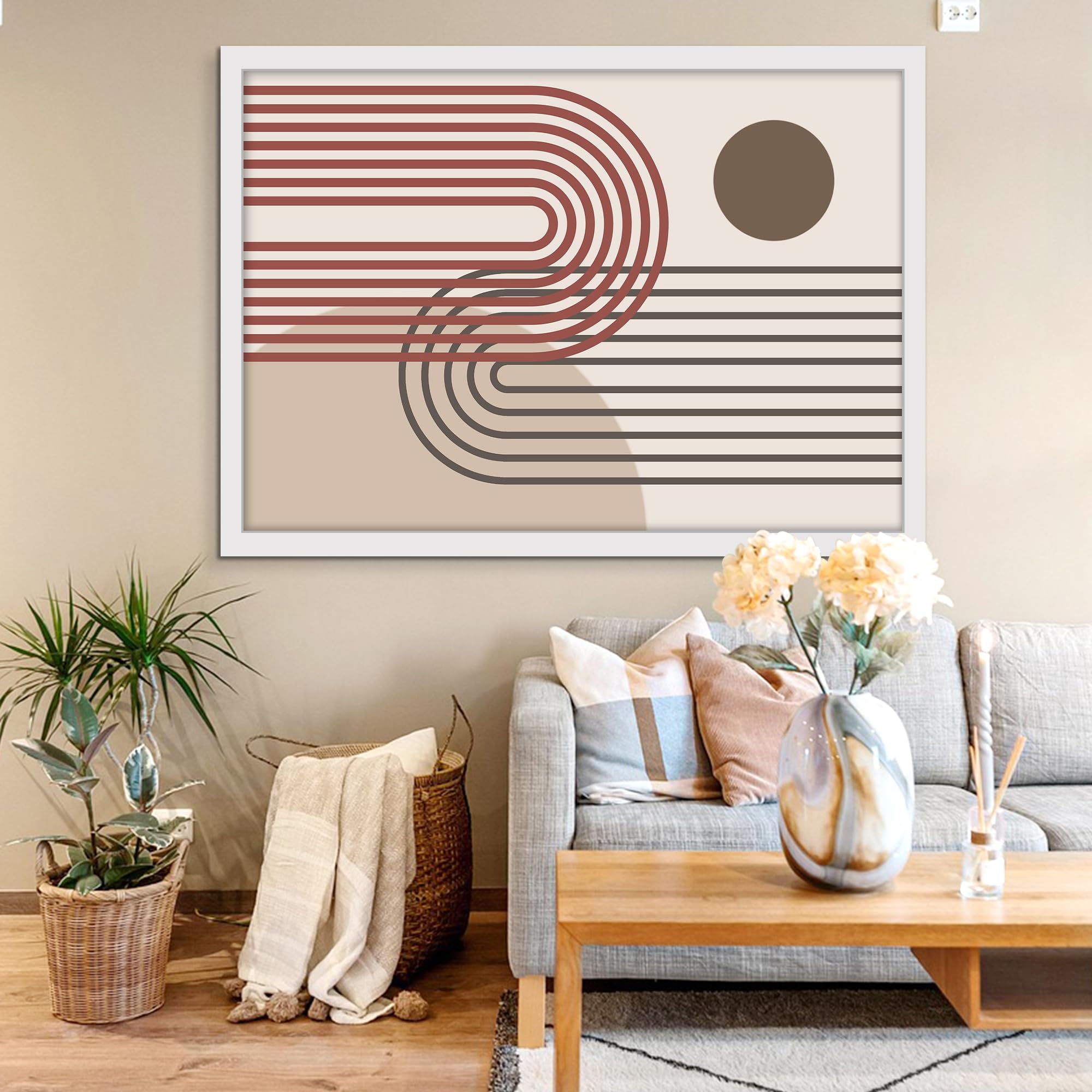 16x24 Black Frame 2 Pack, Engineered Wood for 24 x 16 in Poster | Horizontal or Vertical Wall Mounting, 24x16 Poster Frames for Gallery, Office, and Home Decor