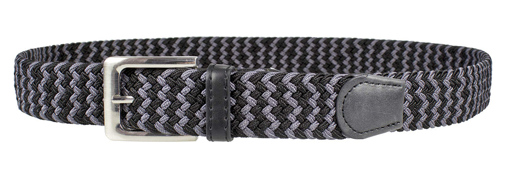 Gelante Canvas Elastic Fabric Woven Stretch Multicolored Braided Belts