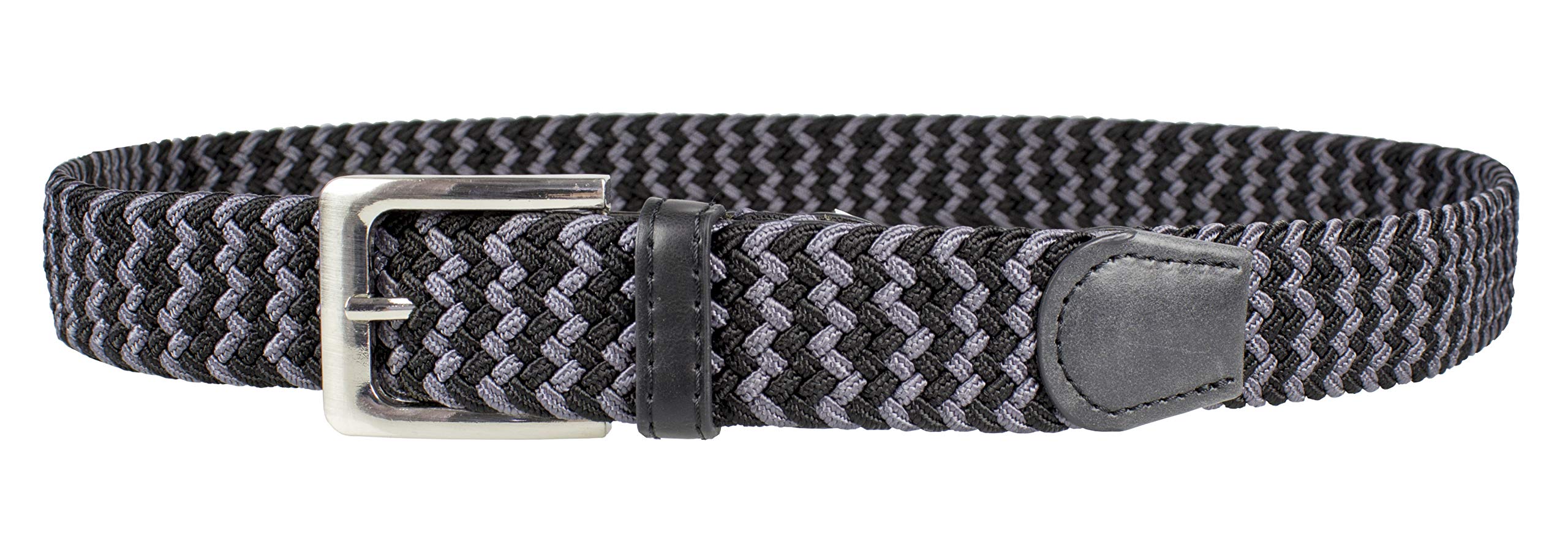 Gelante Canvas Elastic Fabric Woven Stretch Multicolored Braided Belts