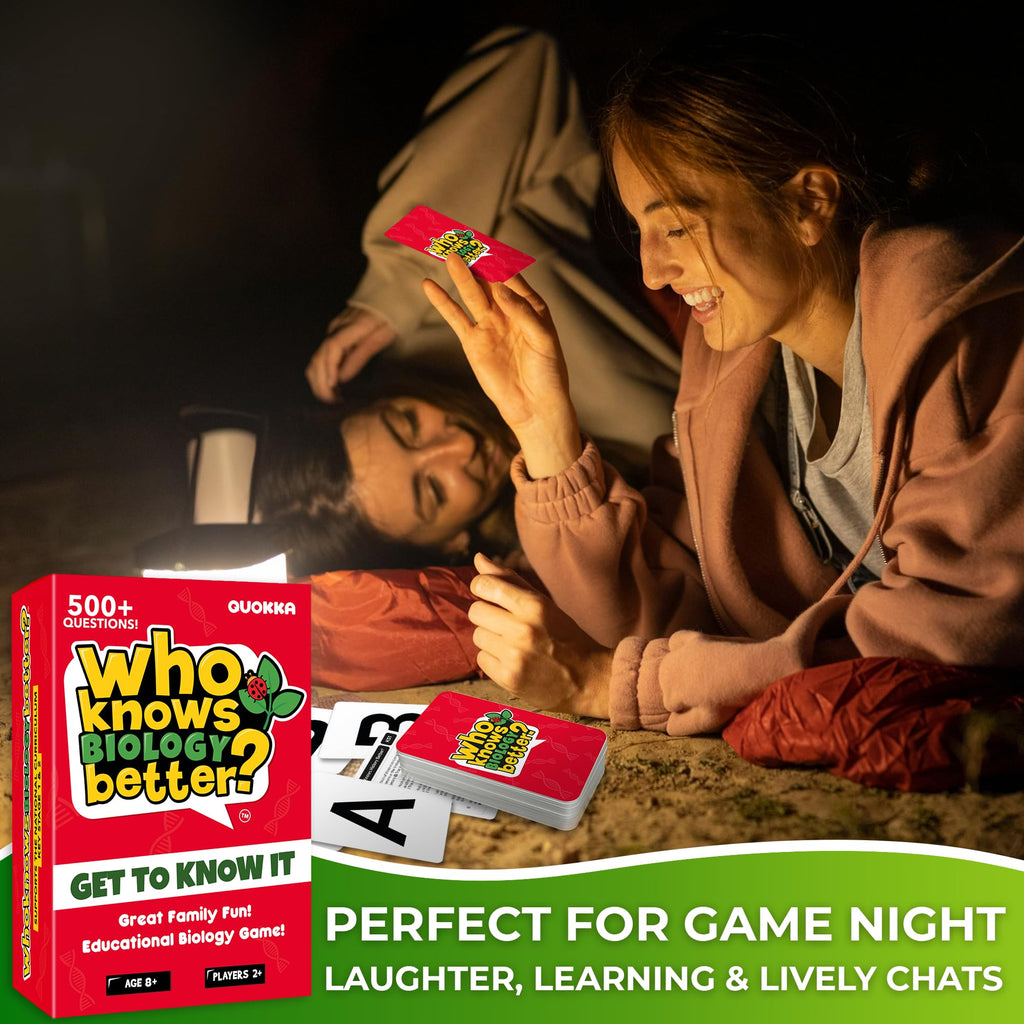 Family Board Games for Kids and Adults - Trivia Card Games for Kids 8-12 and Adults - Who Knows Me Better for Family Game Night - 500+ Facts Questions from Ages 6-8 — Fun Travel Car Activities for 5+