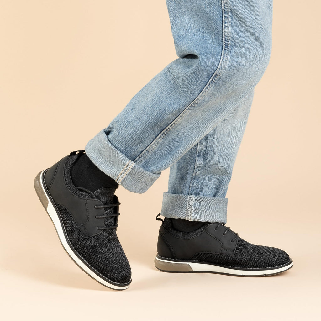 Bruno Marc Boy's Mesh Casual Dress Oxford Breathable Uniform Shoes