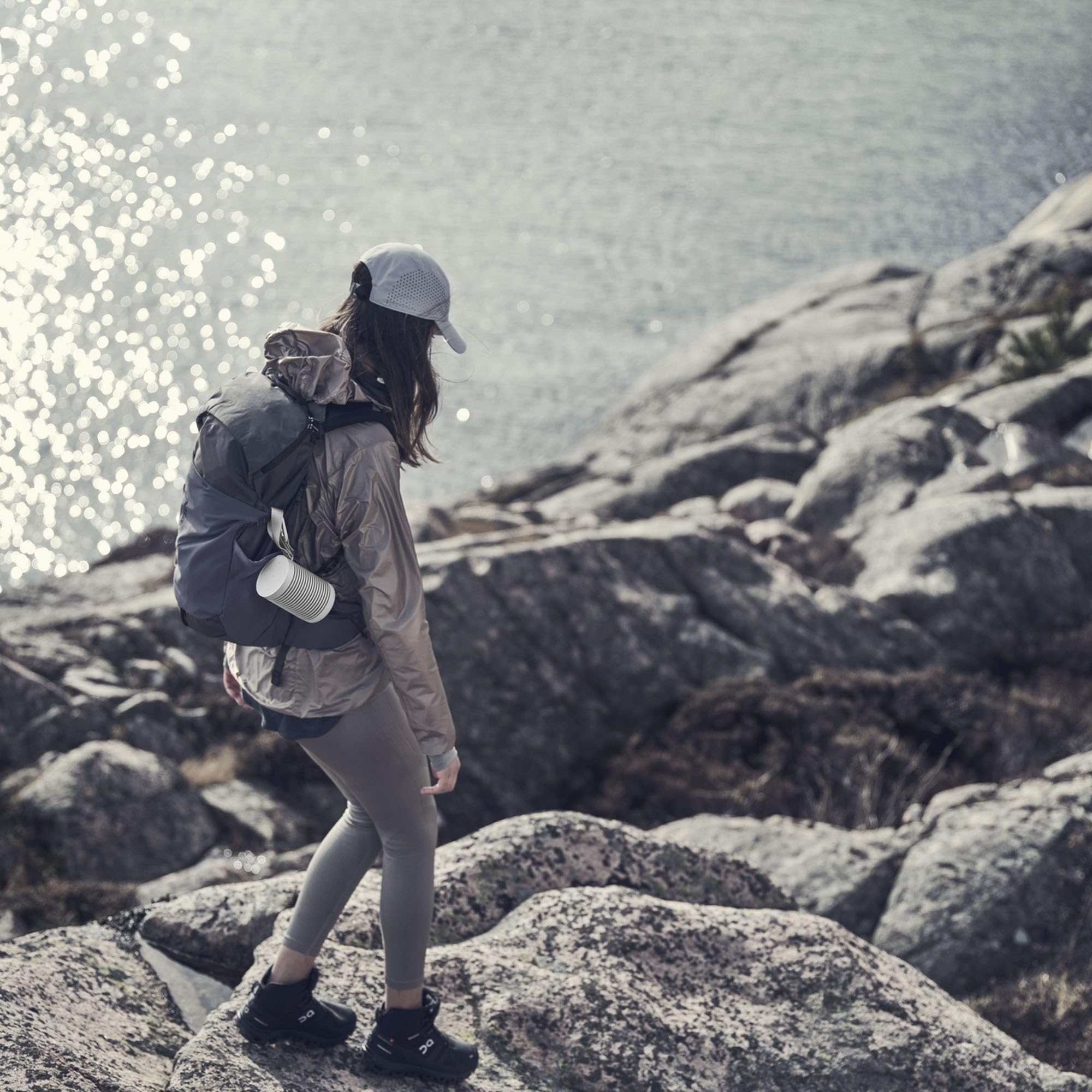 Bang & Olufsen Beosound Explore - Wireless Portable Outdoor Bluetooth Speaker, IP 67 Dustproof and Waterproof, Anthracite