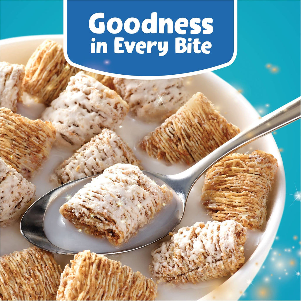 Kellogg's Frosted Mini-Wheats Cold Breakfast Cereal, High-Fiber, Whole Grain, Family Size, Original, 24oz Box (1 Box)