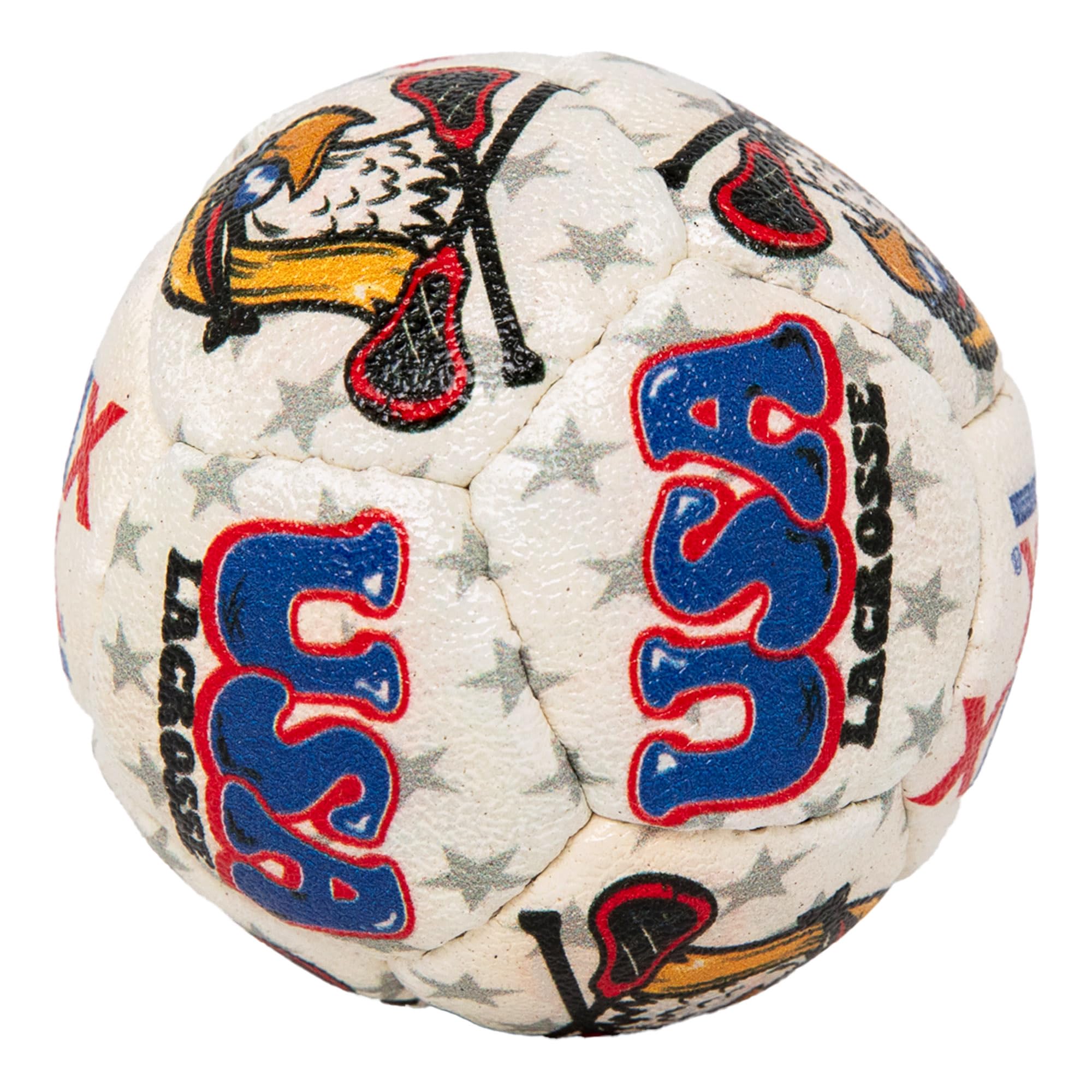 SWAX LAX Lacrosse Training Ball - Indoor Outdoor Practice Less Bounce & Rebounds