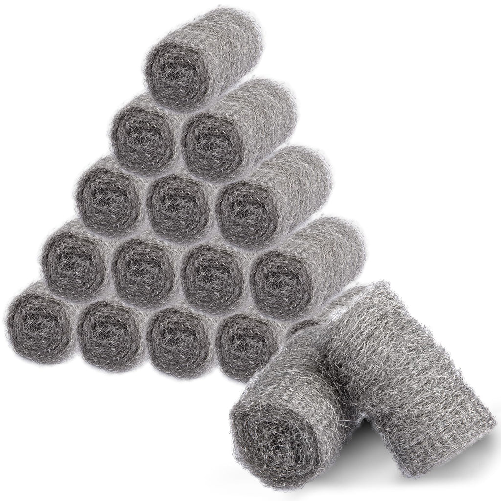 Steel Wool Mice Control, 2 Pack 3" x10 Ft Hole Filler, Gap Blocker, Barrier, Protect Against Animals in Holes, Siding, Pipeline, Vents for Garden, House, Garage