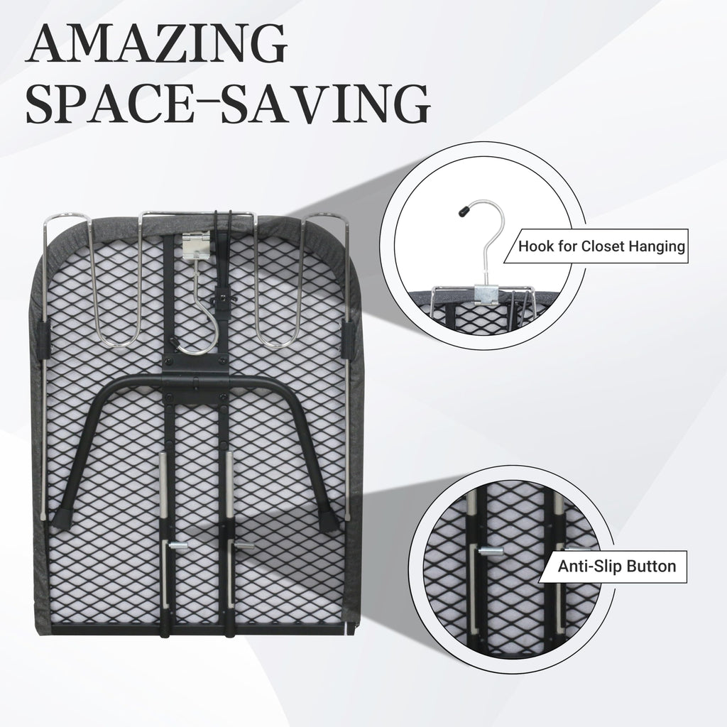 ZOES HOMEWARE Metal Mesh Panel Tabletop Ironing Board | Foldable Iron Board | Heavy Duty Small Iron Board with Heat Resistant Cover and 100% Cotton 8mm Thicken Pad | 31.5"x11.8"x6.2"