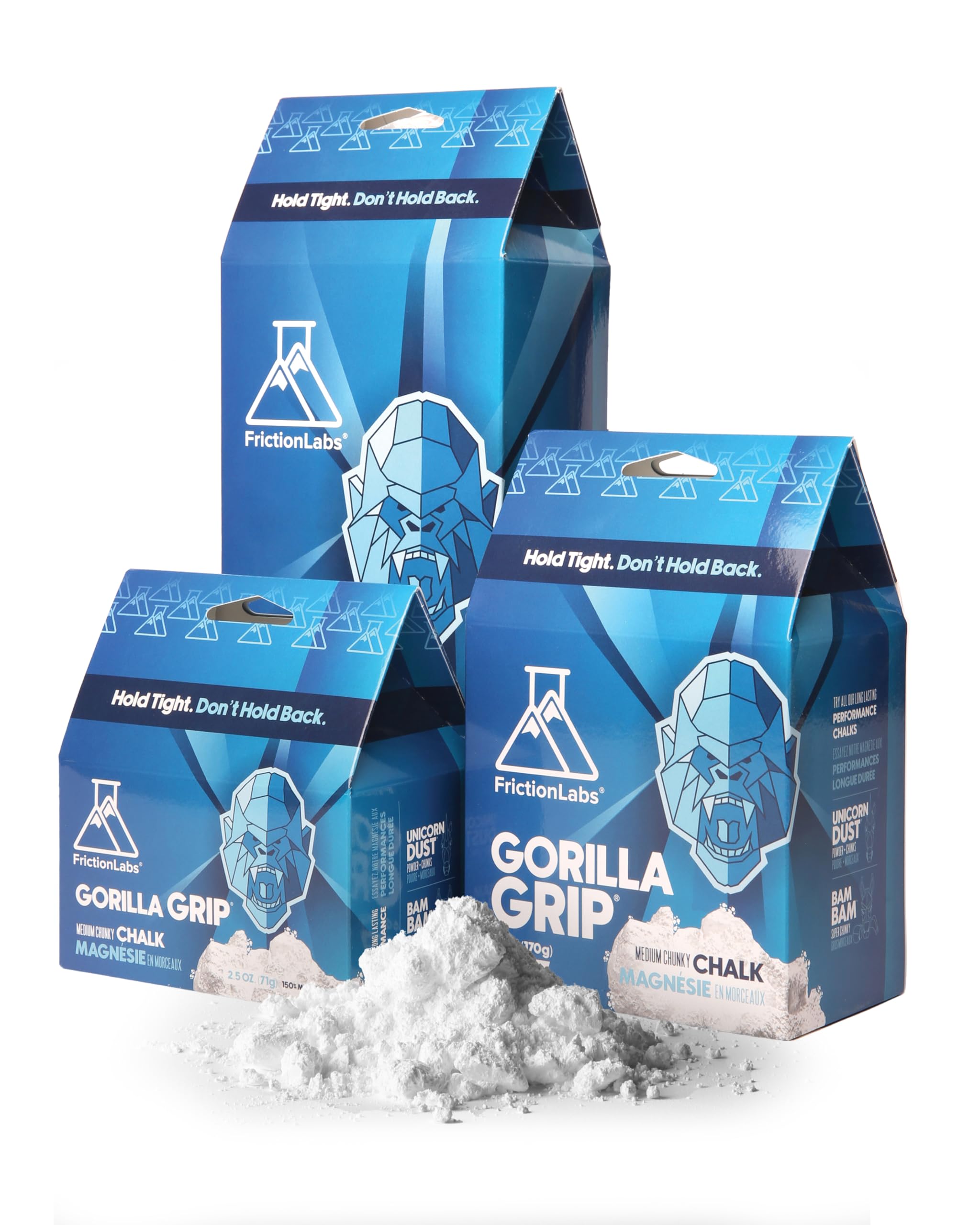 Friction Labs Premium Loose Climbing Chalk - High-Performance Hand Chalk with Superior Grip for Bouldering, Climbing, Weightlifting & More - Long Lasting & Skin Friendly Powdered Chalk