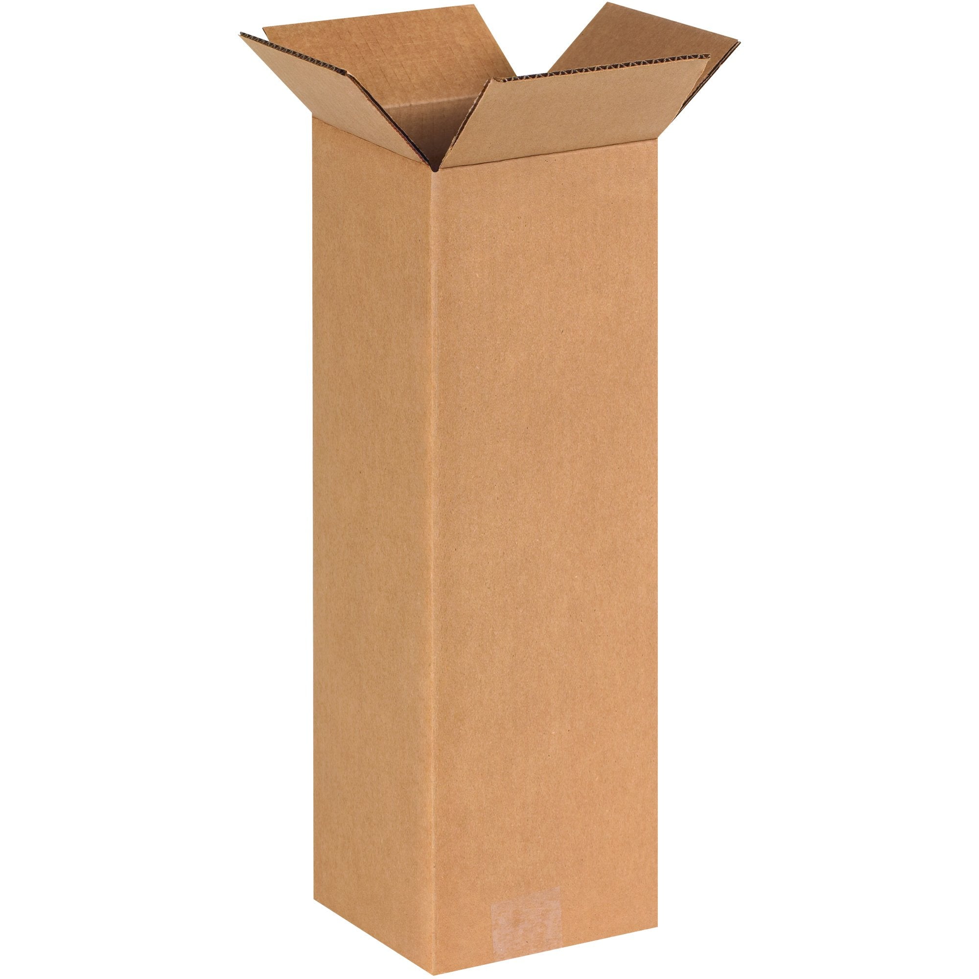BOX USA 4x4x40 Tall Corrugated Boxes, Tall, 4L x 4W x 40H, Pack of 25 | Shipping, Packaging, Moving, Storage Box for Home or Business, Strong Wholesale Bulk Boxes