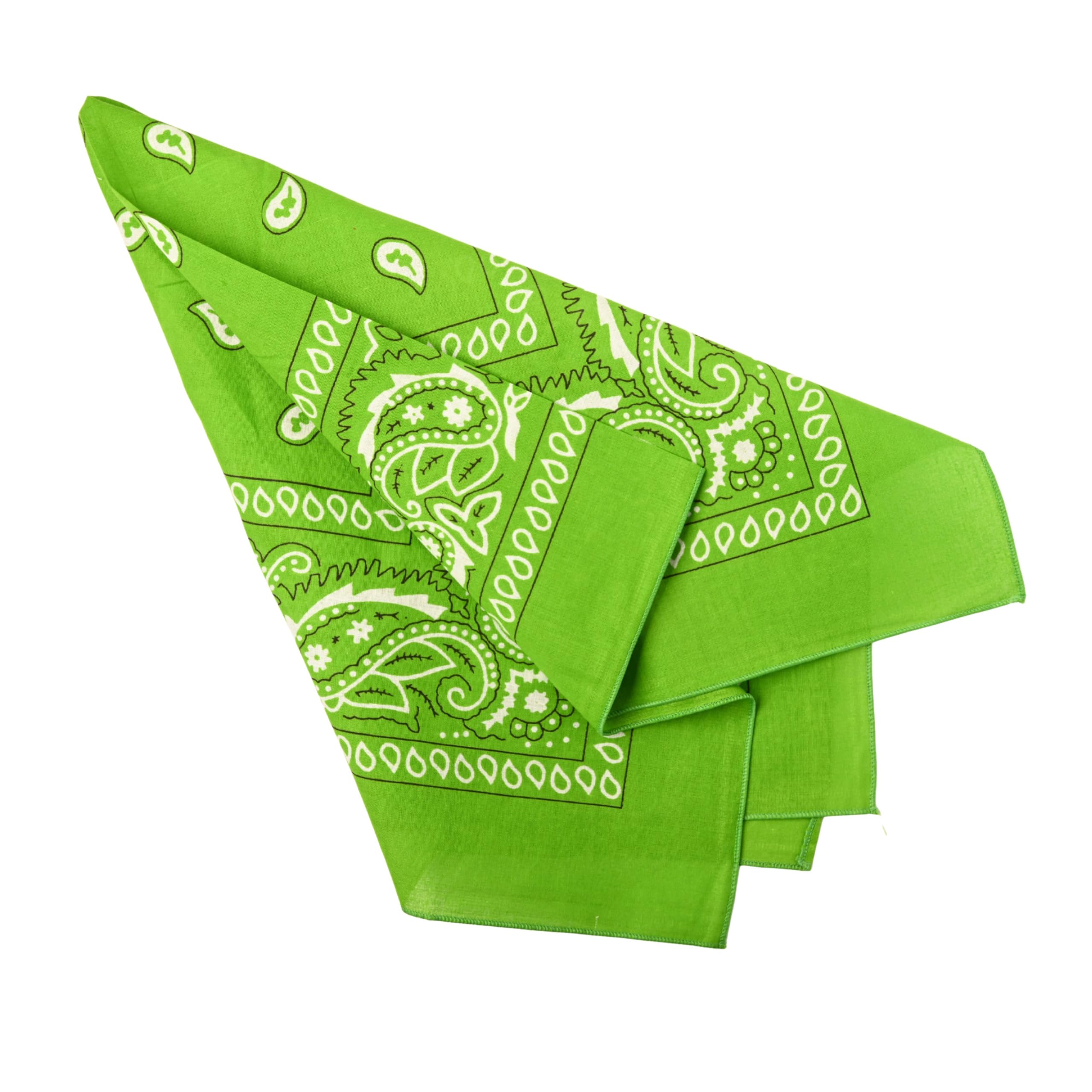 Motique Accessories Extra Large Paisley Bandana 27x27 Inch