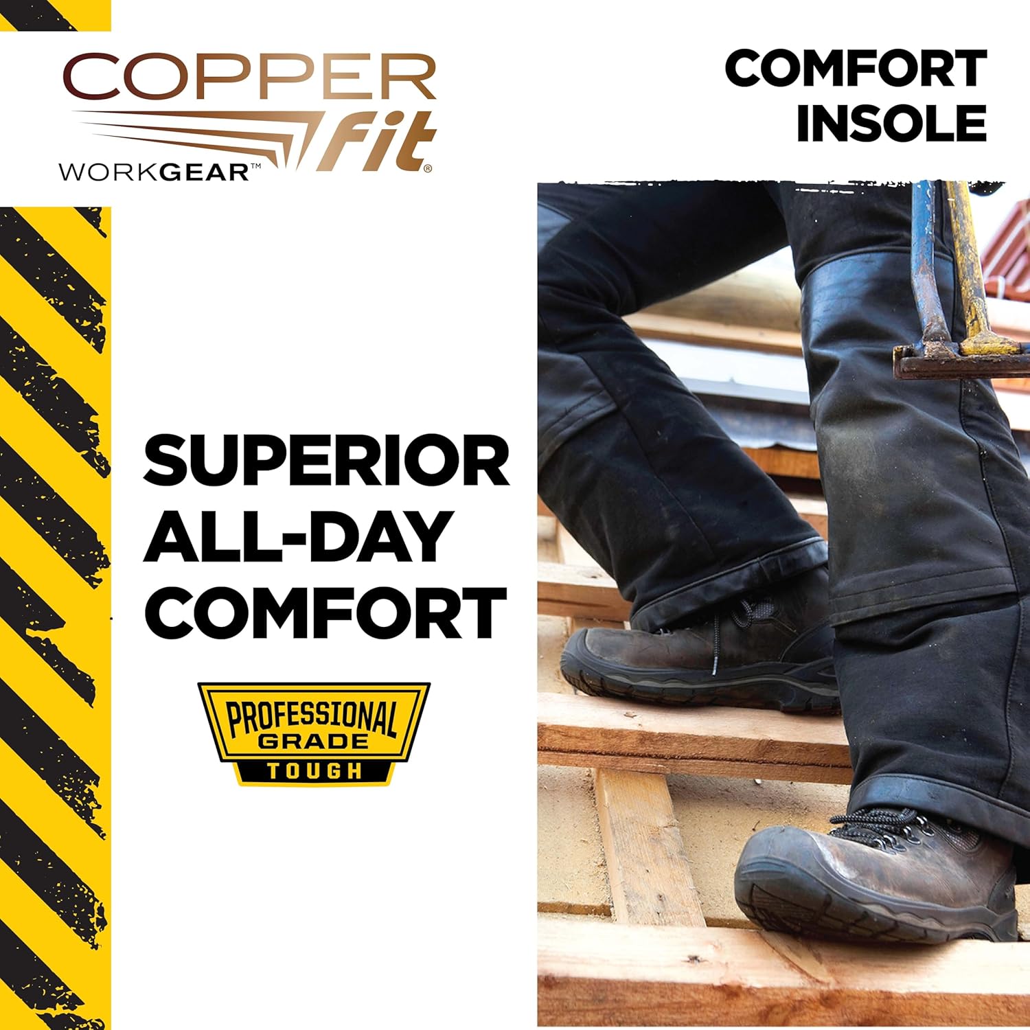 Copper Fit Unisex Work Gear Comfort Insoles
