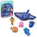Swimways Gabby's Dollhouse Dive n Catch Game, Swimming Pool Accessories & Kids Pool Toys, Pool Party Supplies & Water Toys for Kids Aged 5 & Up