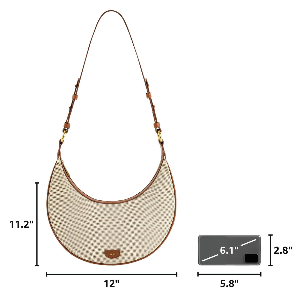 JW PEI Women's Carly Saddle Bag