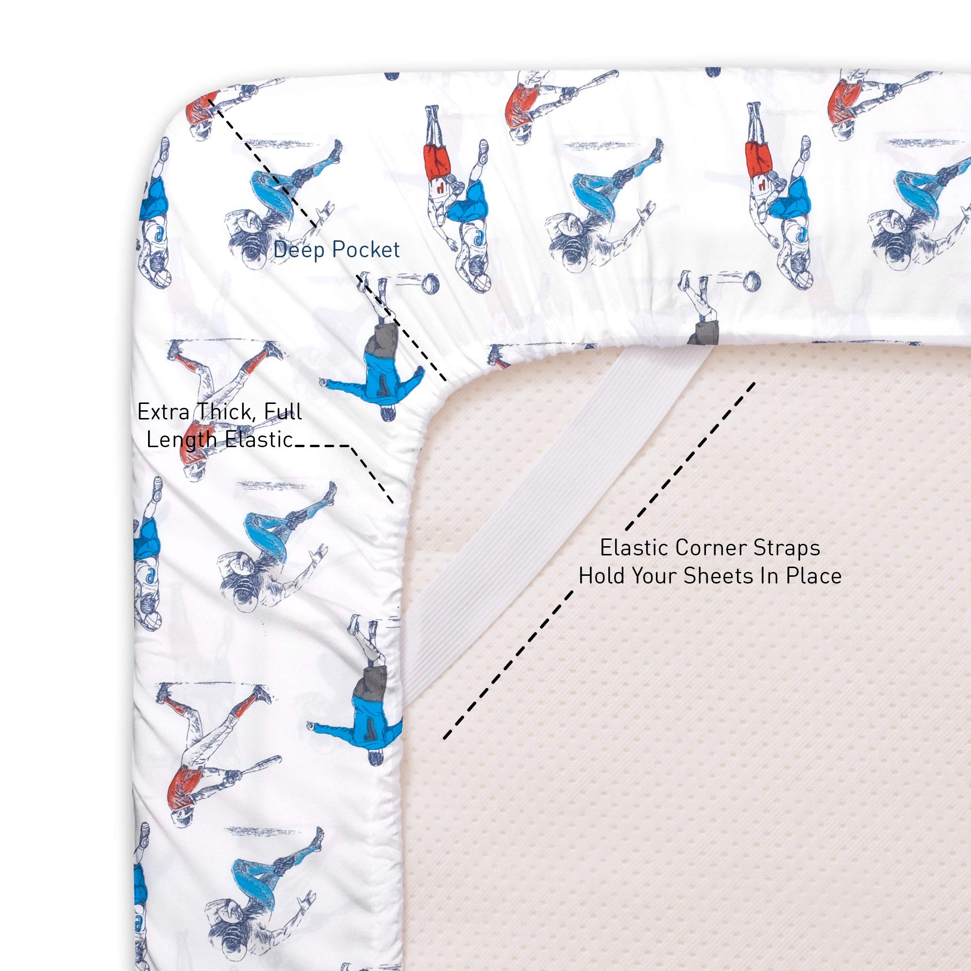 1500 Supreme Kids Bed Sheet Collection - Fun Colorful and Comfortable Boys and Girls Toddler Sheet Sets - Deep Pocket Wrinkle Free Soft and Cozy Bedding - Twin, Ballerinas