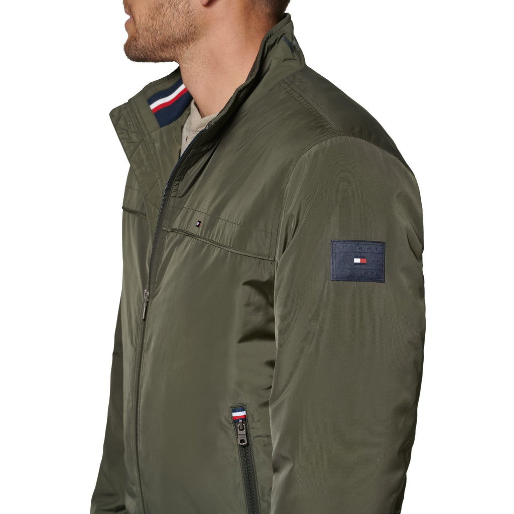 Tommy Hilfiger Men's Performance Faux Memory Bomber Jacket