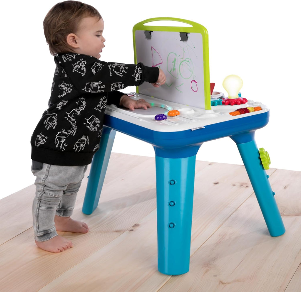 Baby Einstein Curiosity Table Activity Play Station, Montessori Floor Toy and Interactive Workbench, 12 Months and Up