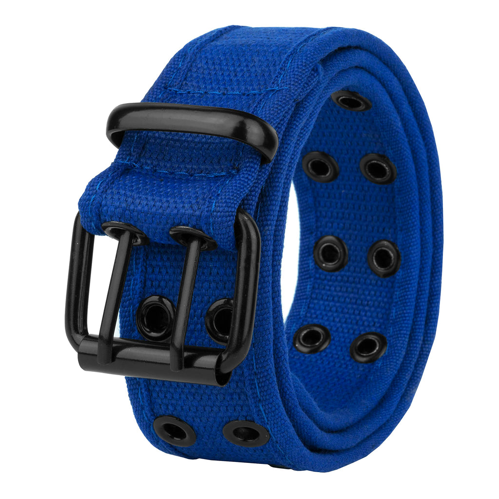 Gelante Canvas Double Grommet Hole Belt 12 Colors