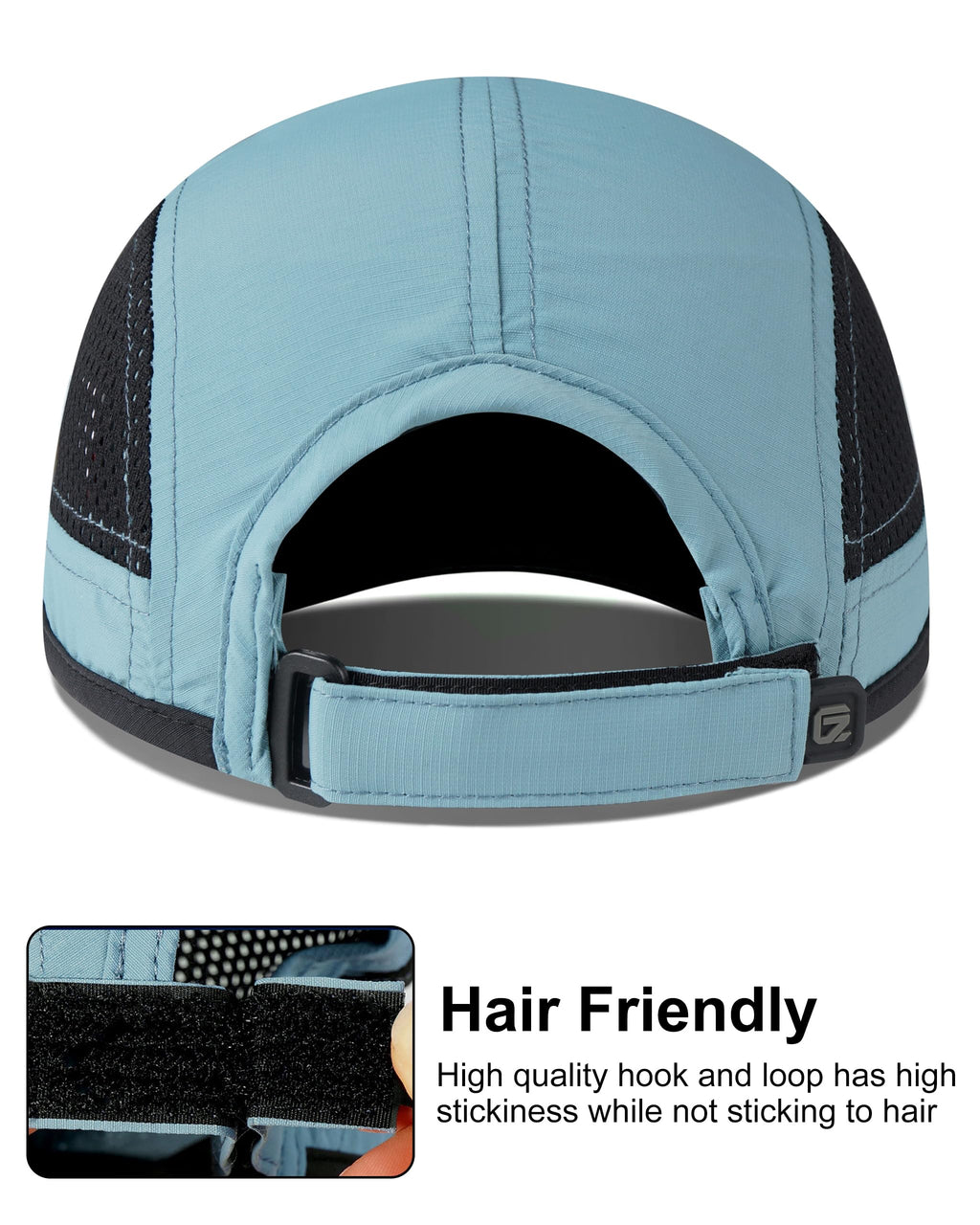GADIEMKENSD Mens Folding Outdoor Hat Long Brim UPF 50+ Sun Protection