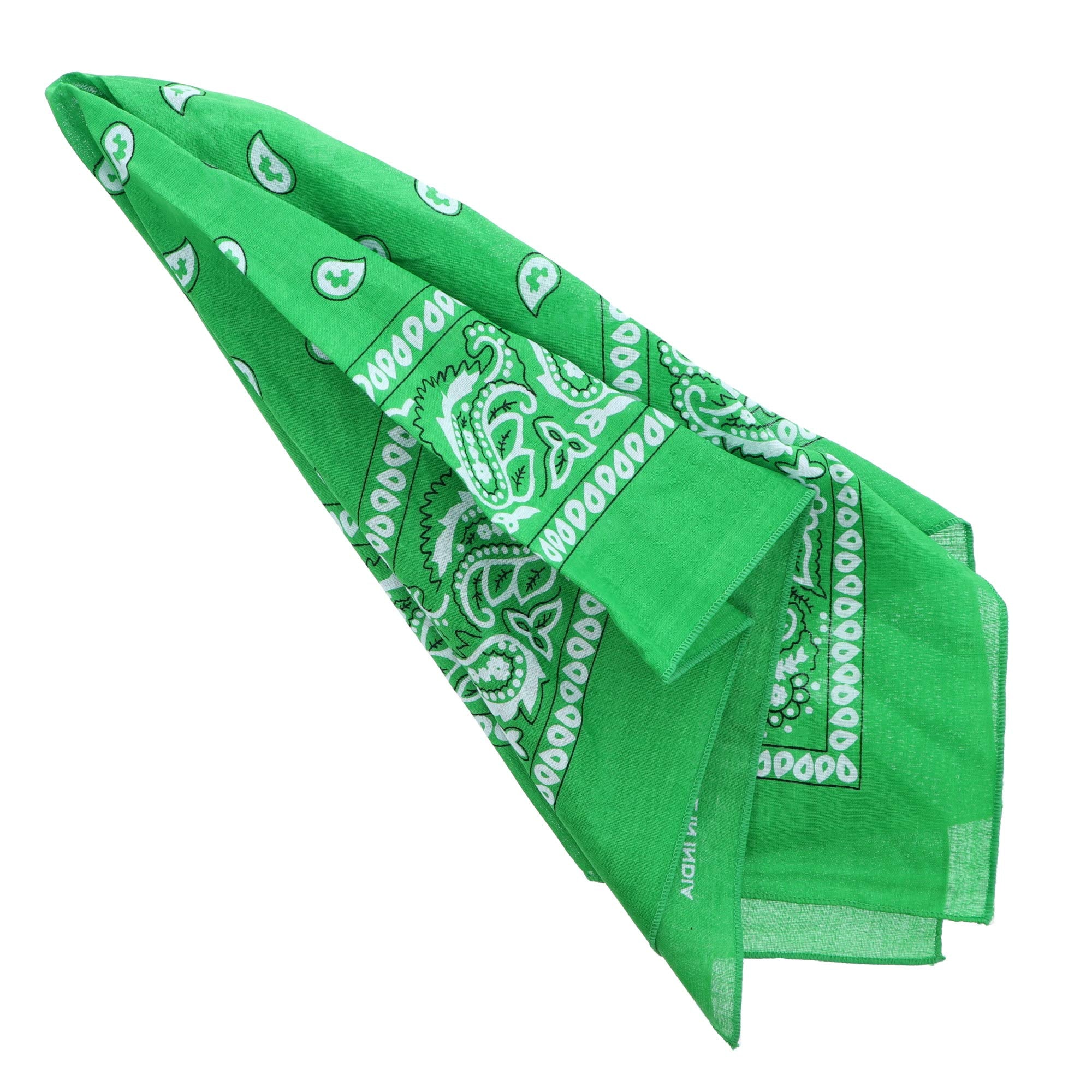 Motique Accessories Extra Large Paisley Bandana 27x27 Inch