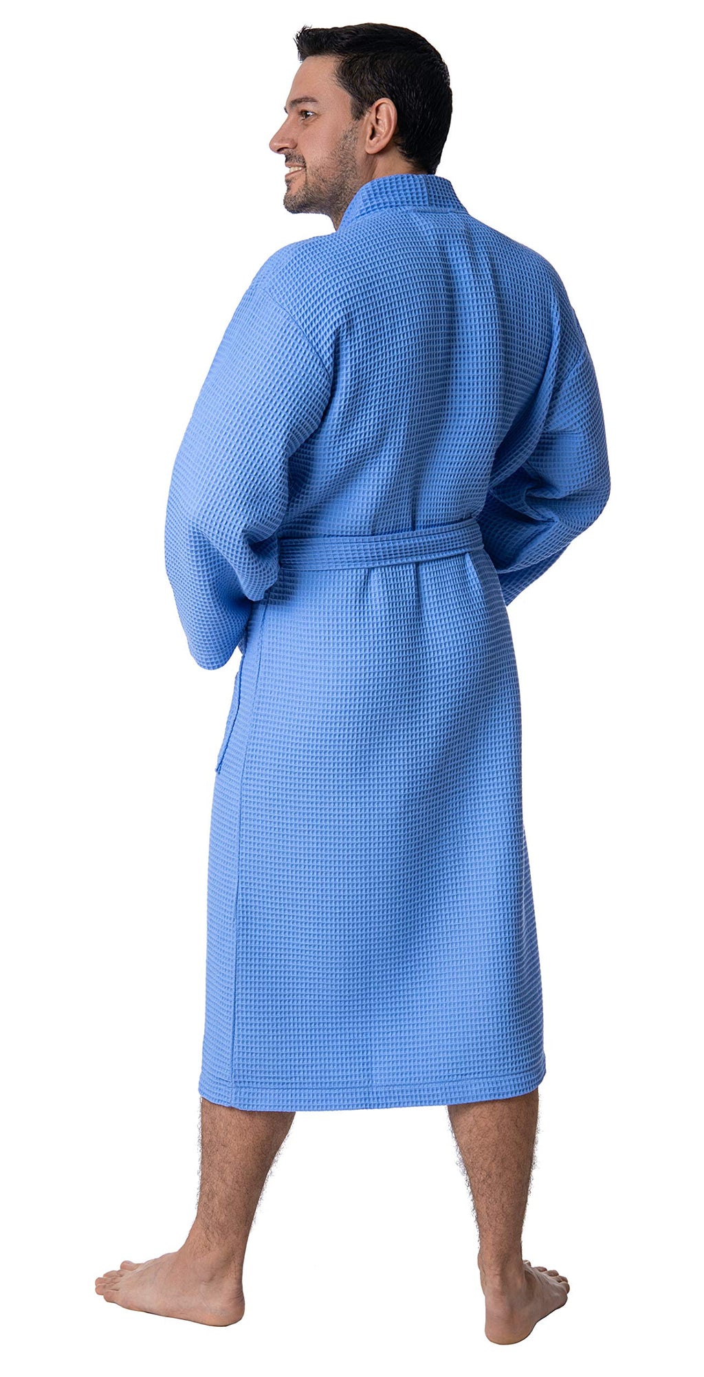 BAGNO MILANO Mens Robes, Waffle Robes For Men, Turkish Cotton Mens Bathrobes