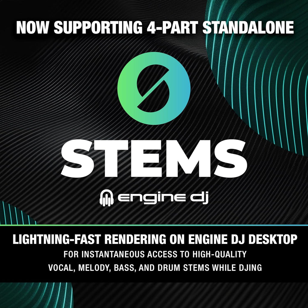 Denon DJ PRIME 4+ Standalone DJ Controller with Stem Separation on 4 Decks, Wi-Fi Streaming, Drop Sampler Mixer, 10.1" Touchscreen, Light Control