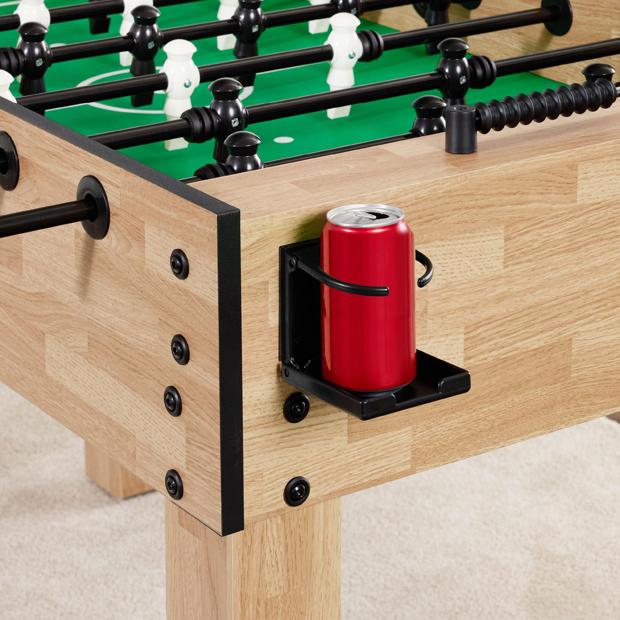 Best Choice Products Full Size 54 Inch Regulation Foosball Table for Home, Game Room - Includes 2 Balls, 2 Cup Holders