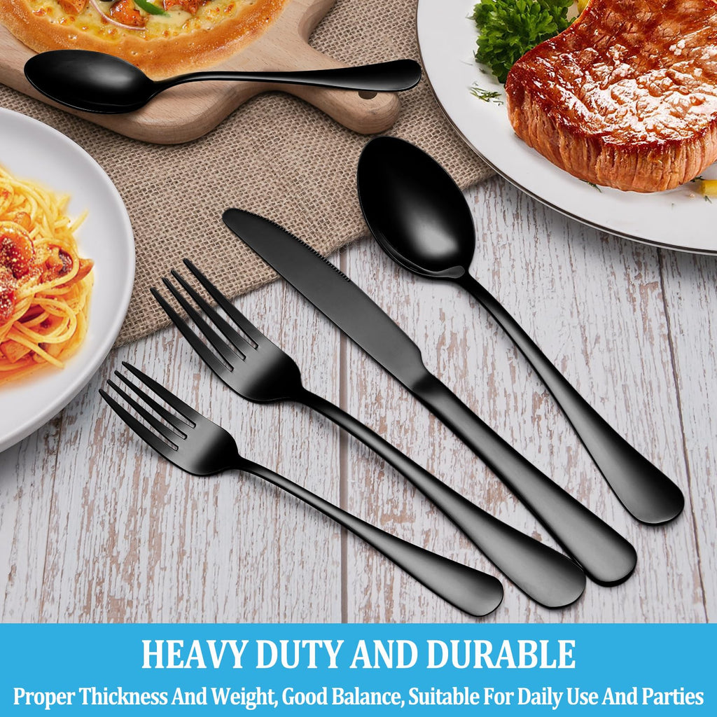 8 Pieces Dinner Forks Set, Food-Grade Stainless Steel Forks, Silverware Forks for Home, Kitchen or Restaurant, Mirror Polished, Dishwasher Safe - 8 Inch