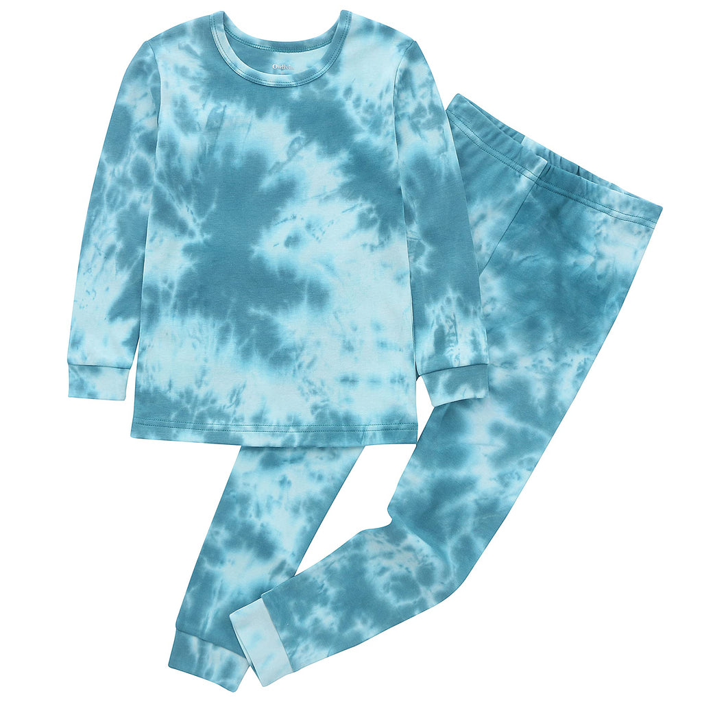 Owlivia 100% Organic Cotton Baby Long Sleeve Pajama Sets, Toddler Boy Girl 2-Piece Sleepwear