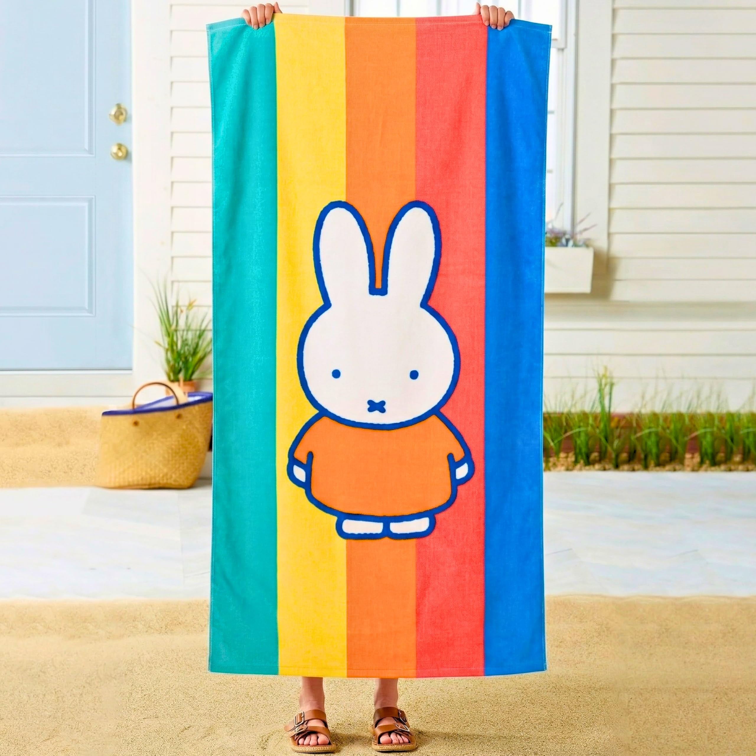 Barney Classic Kids Super Soft Cotton Bath/Pool/Beach Towel, 58 in x 28 in, (Offical Licensed Product) By Franco