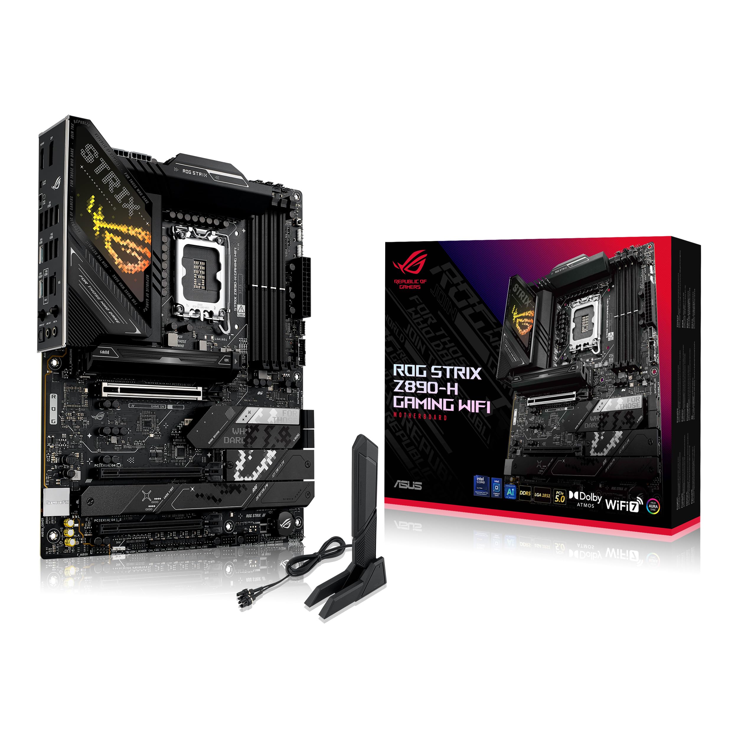 ASUS ROG Strix Z790-E Gaming WiFi 6E LGA 1700(Intel 14th,13th&12th Gen) ATX gaming motherboard(PCIe 5.0, DDR5,18+1 power stages,2.5 Gb LAN,Thunderbolt 4,5xM.2, 1xPCIe 5.0 M.2,Front panel USB 3.2 port)