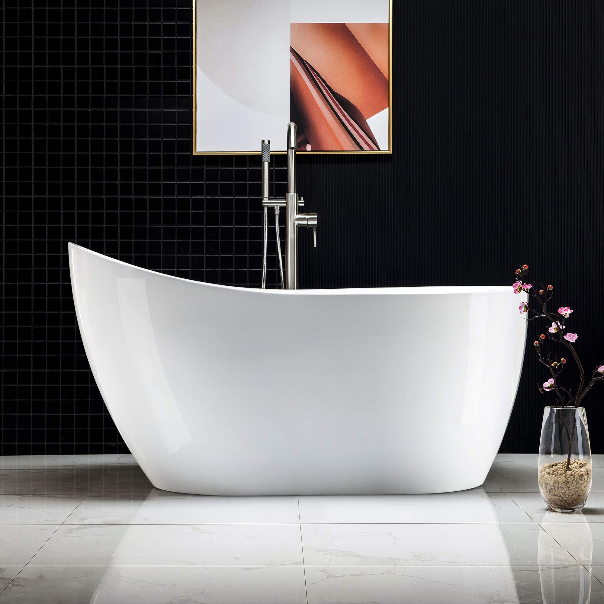 WOODBRIDGE B0006-C Bathtub, Chrome