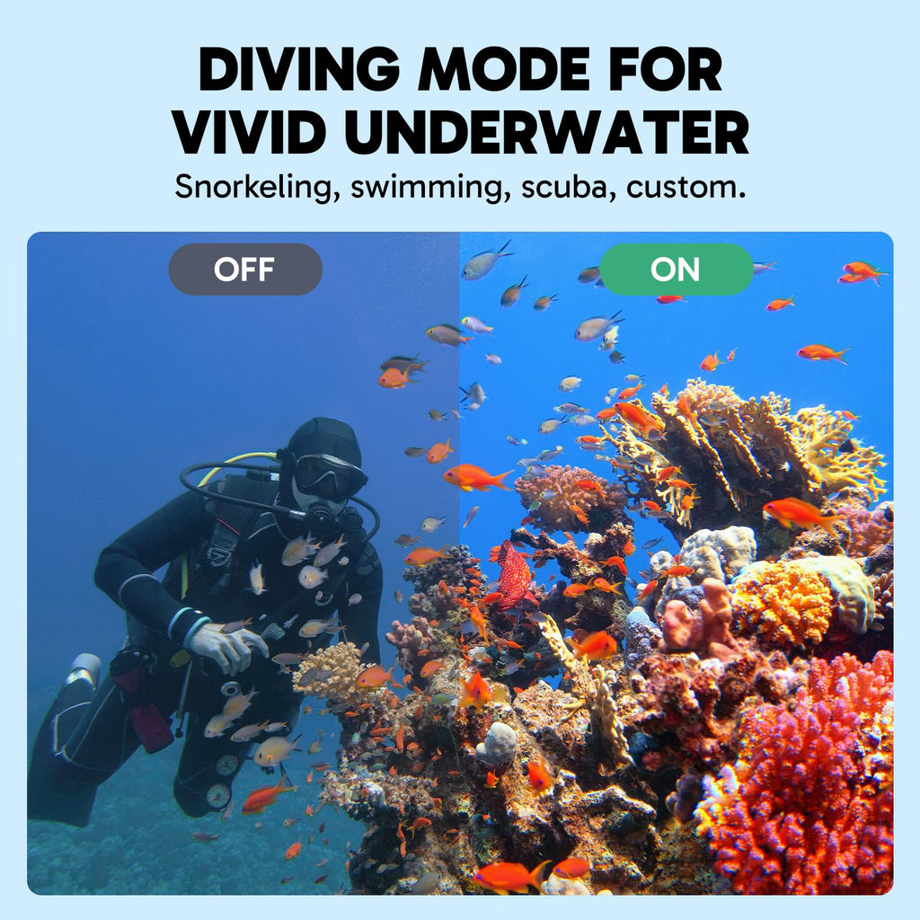AKASO EK7000 Pro 4K30fps Action Camera with Touch Screen EIS 131ft Waterproof Underwater Camera Remote Control 5X Zoom with Helmet Accessories Kit (Standalone)