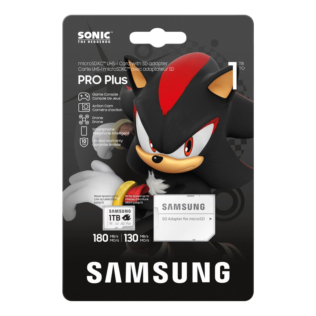 Samsung PRO Plus microSD Memory Card + Adapter, 128GB microSDXC, Up to 180 MB/s, Full HD & 4K UHD, UHS I, C10, U3, V30, A2, for Android Smartphones, Tablets, GoPRO, and DJI Drone (MB MD128SA/AM)