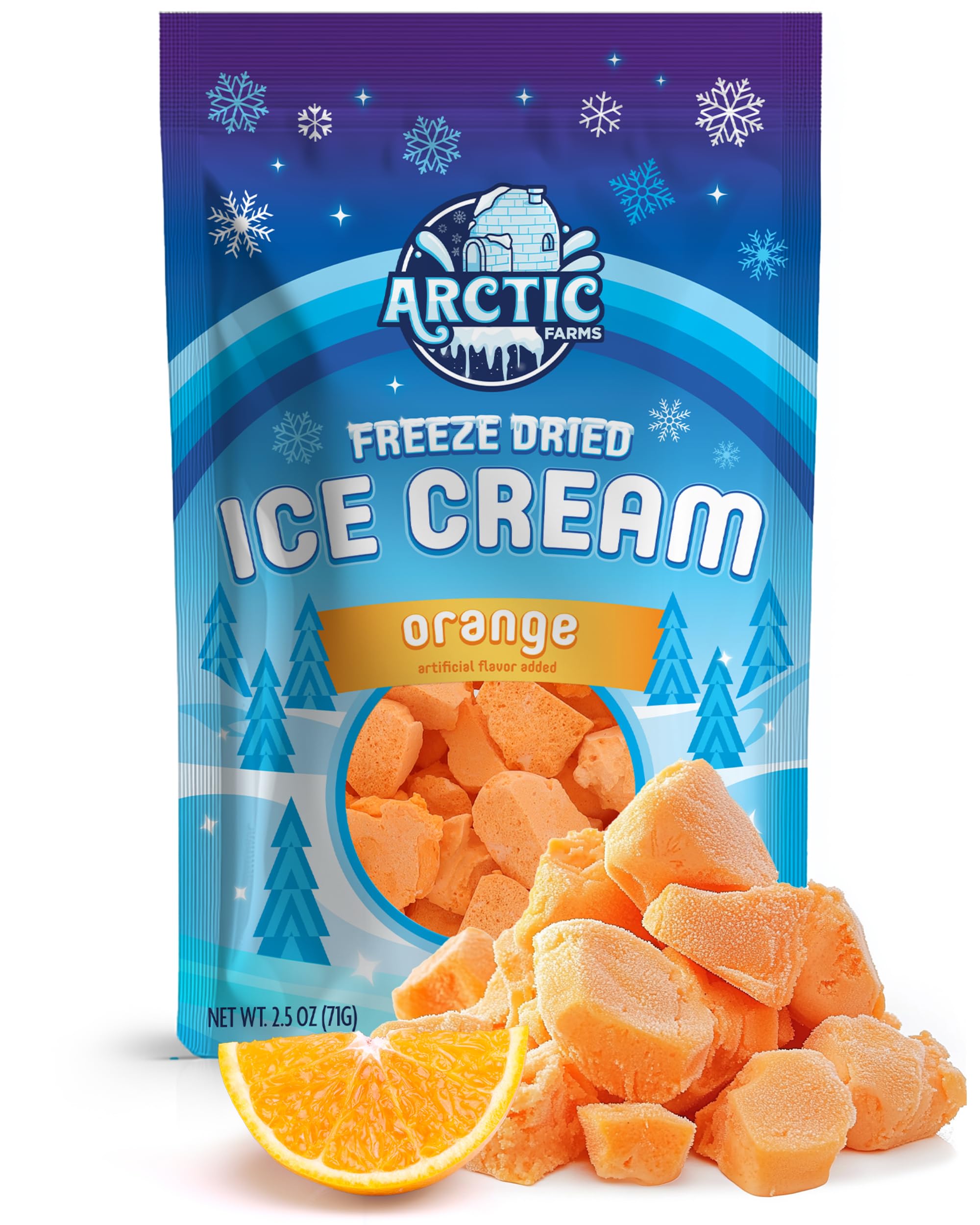 Arctic Farms Freeze Dried Ice Cream Bits Bagged and Boxed - Does Not Melt (1lb, S'mores)