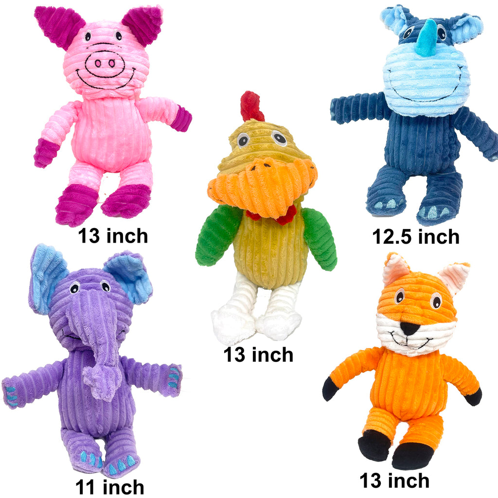 Jalousie Multipack Dog Squeaky Toys Strong Almost Indestructible, with Added Liner for Longer Play Dog Chew Toys (3 Pack - XLarge)