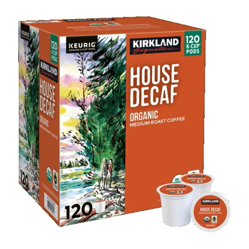 Kirkland Signature House Decaf Coffee 120 K-Cup Pods