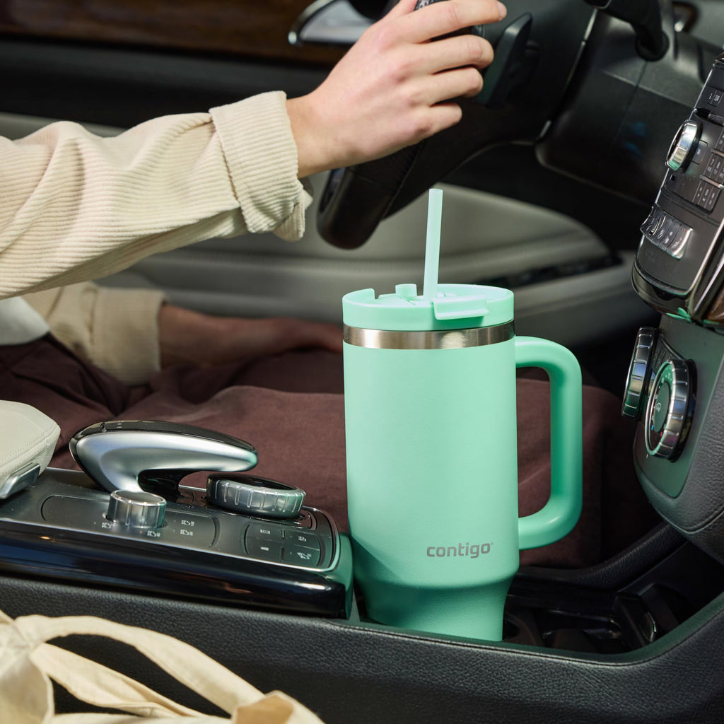 Contigo Streeterville 30oz Tumbler, Stainless Steel Vacuum Insulated, Leak-Proof, Cold for 29 Hours, Fits in cupholders, Licorice