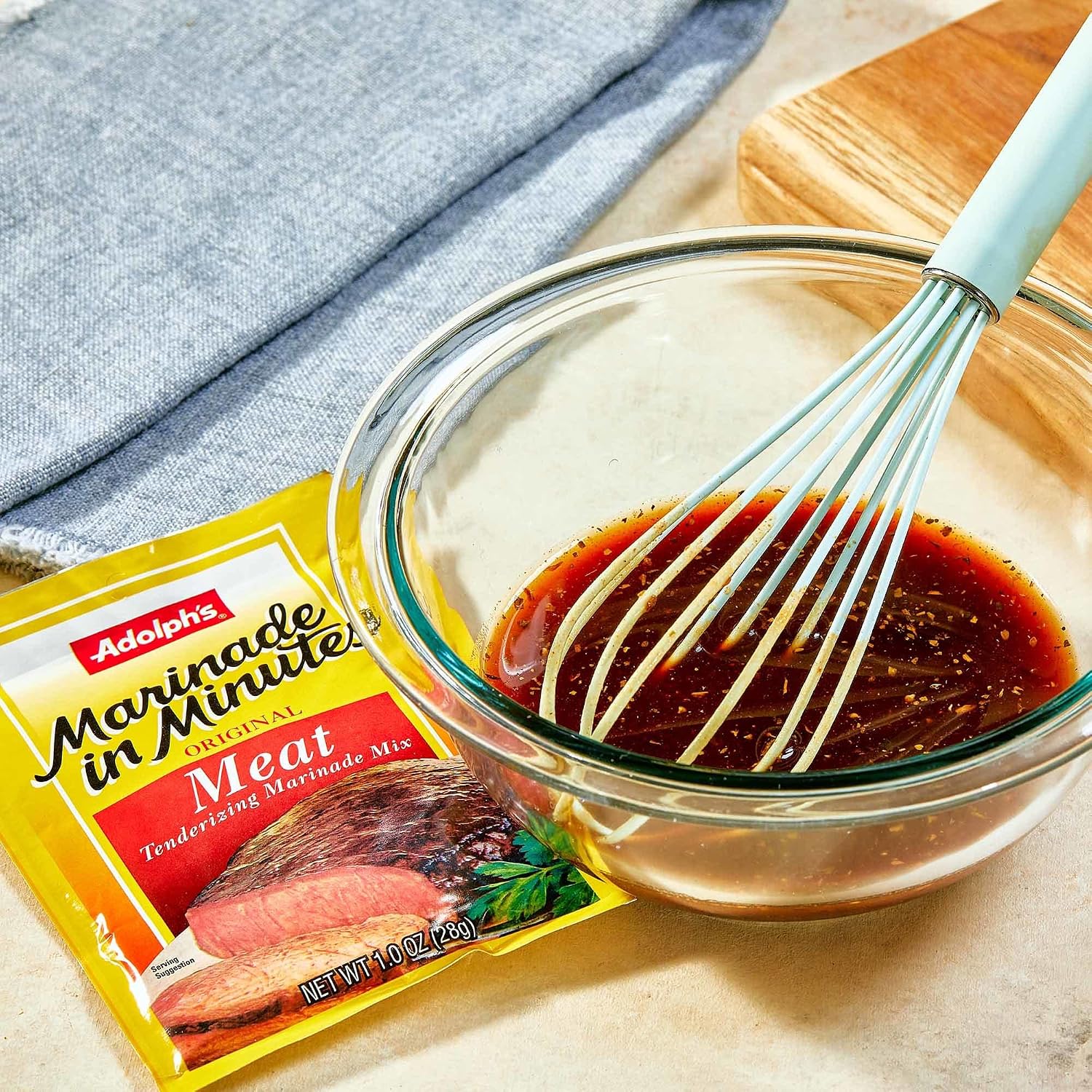 Adolph's Marinade In Minutes Original Meat Tenderizing Marinade, 1 Oz (Pack Of 24)