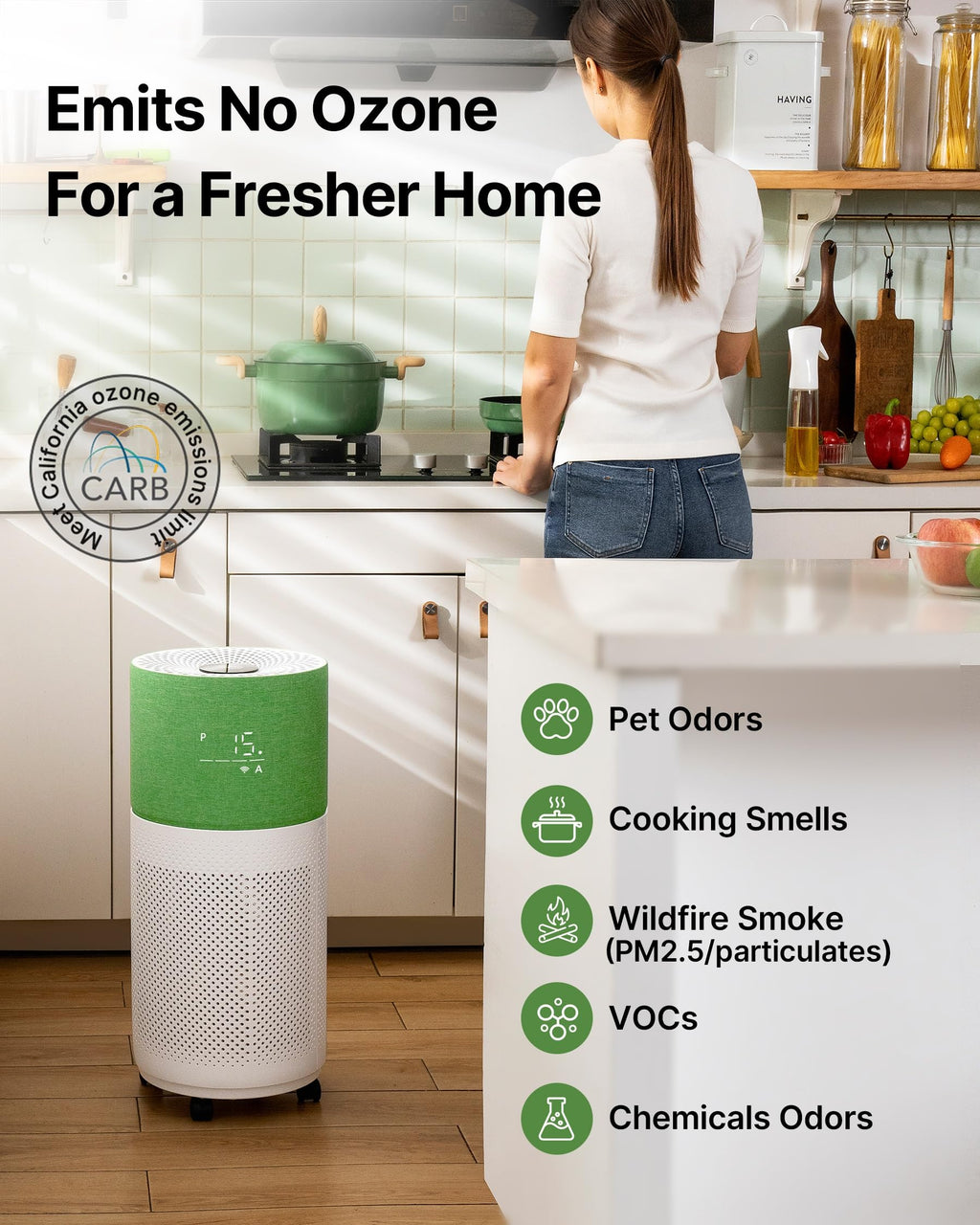 CleanForce Rainbow Cube | World’s First 4-in-1 Space-saving Air Purifier with Bluetooth Speaker, Wireless Charger & Aroma Diffuser | Swiss Tech，over 900ft² Coverage | Ultra-Quiet
