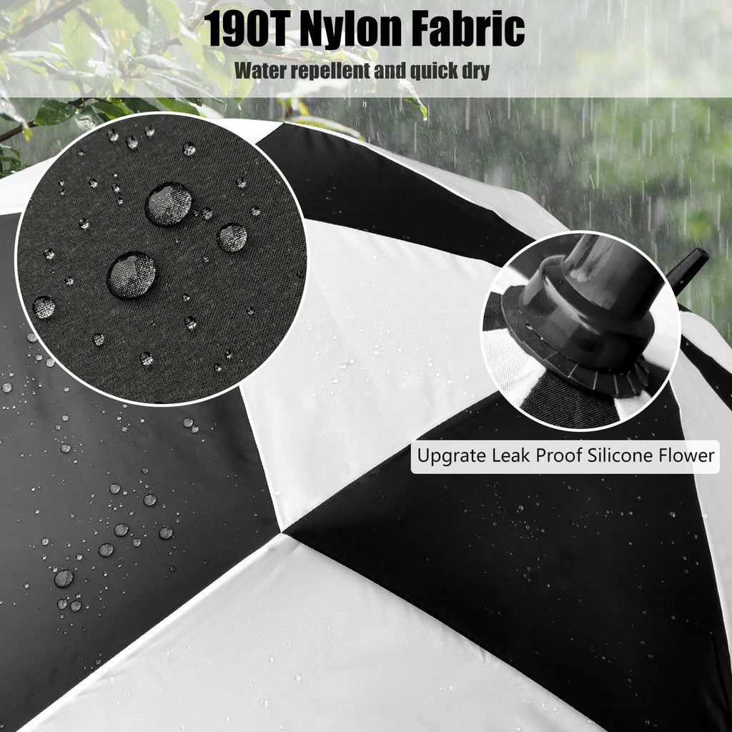 ACEIken Golf Umbrella Large 58/62/68 Inch Automatic Open Golf Umbrella Extra Large Oversize Double Canopy Vented Umbrella Windproof Waterproof for Men and Women