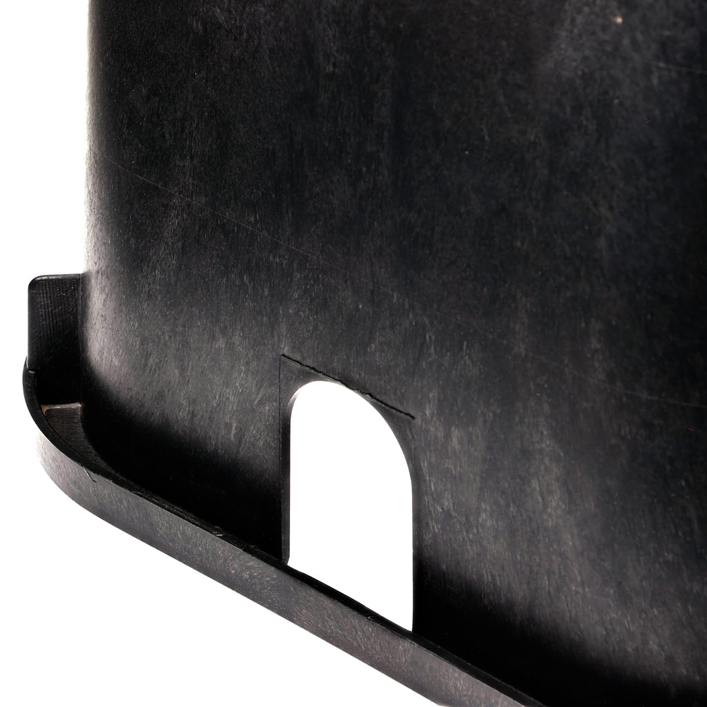 NDS 117BC* 15 in. X 22 in. Rectangular Jumbo Valve Box and Cover, 12 in. Height, Irrigation Control Valve Lettering, Black Box, Green Overlapping Cover, Black/Green