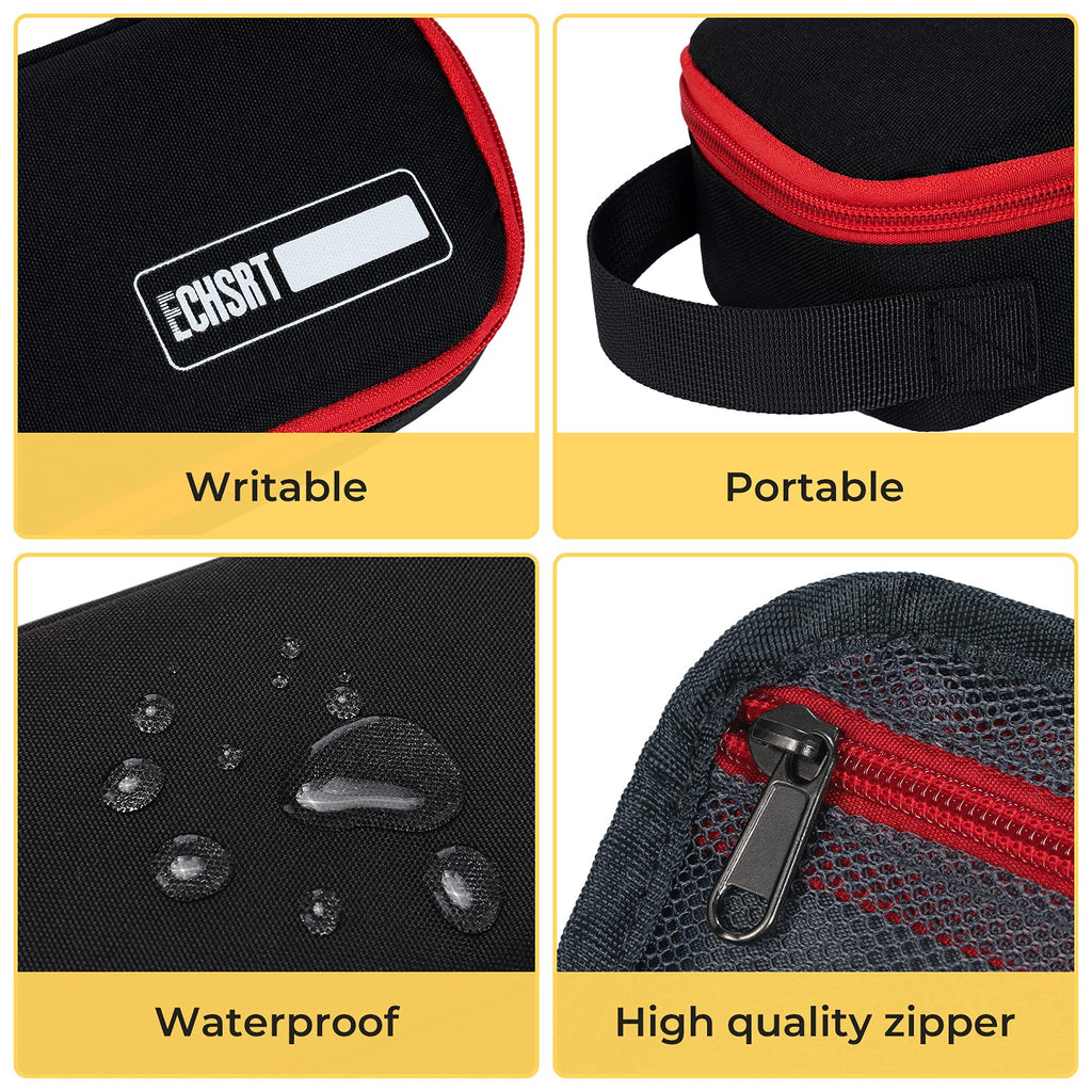 ECHSRT Large Pencil Case, Aesthetic Pen Pouch with Big Capacity, Minimalist Portable Stationery Bag with Handle for Office Organizer Aesthetic Pencil Cases