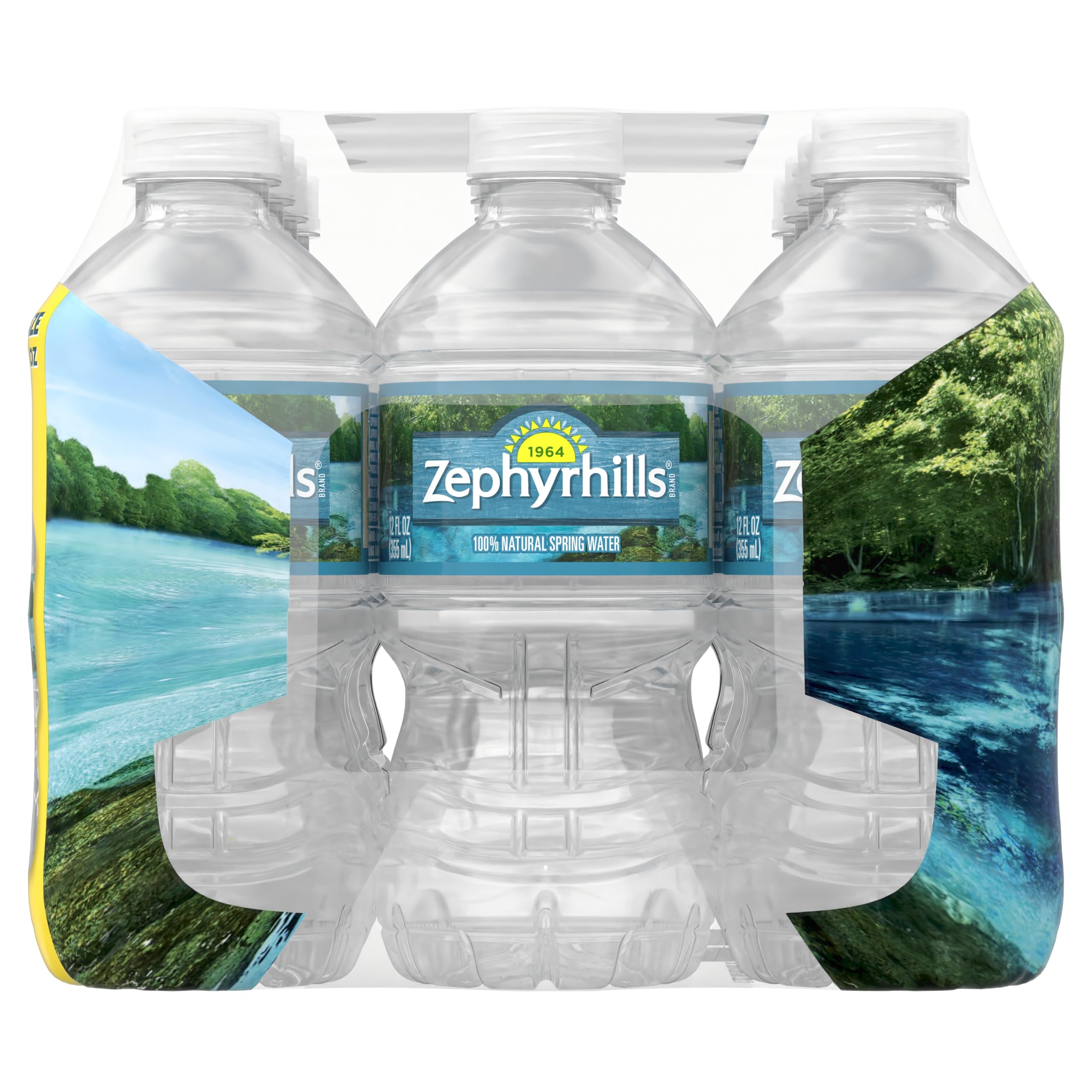 Zephyrhills Spring Water, 8 oz Mini Bottles, 48 Pack (3 Cases)