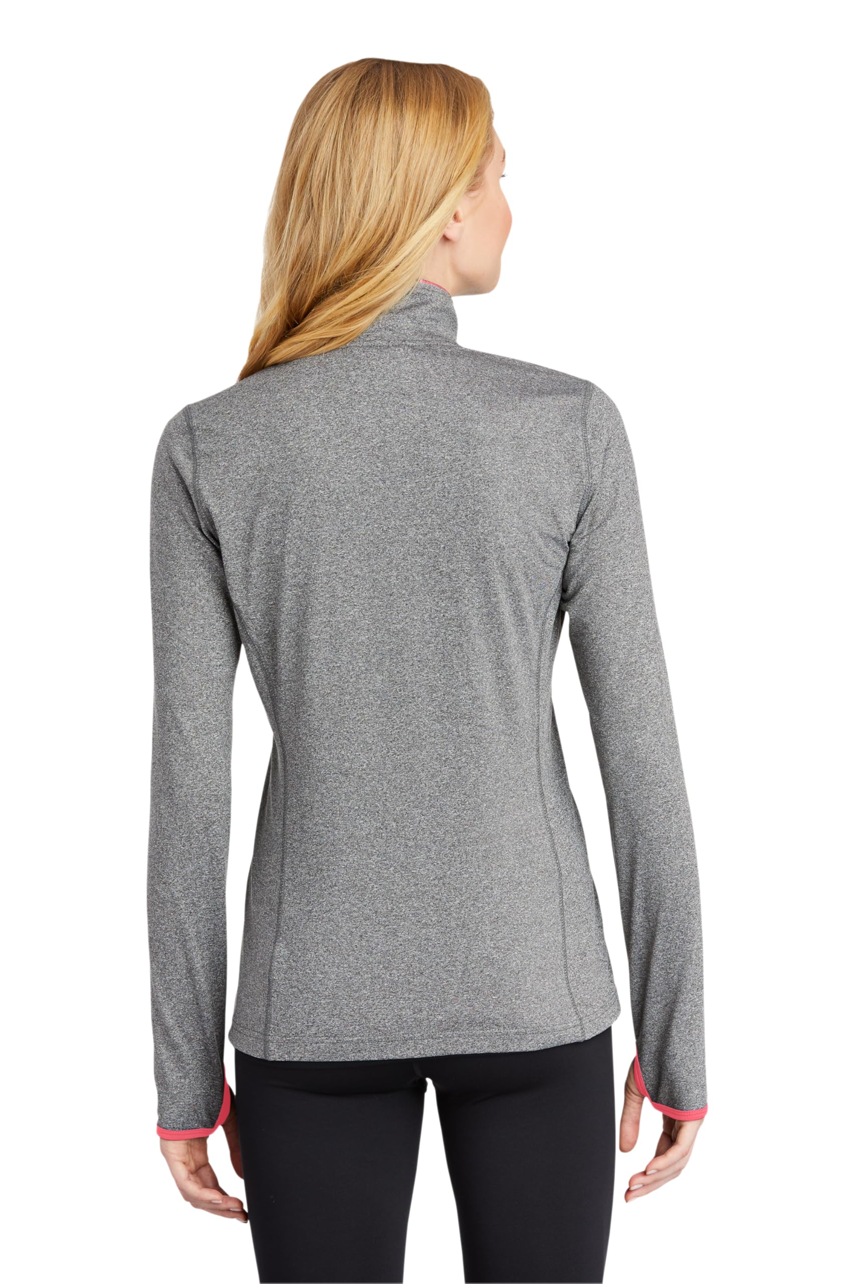 SPORT-TEK Women's Sport-Wick Stretch Contrast Full Zip Jacket