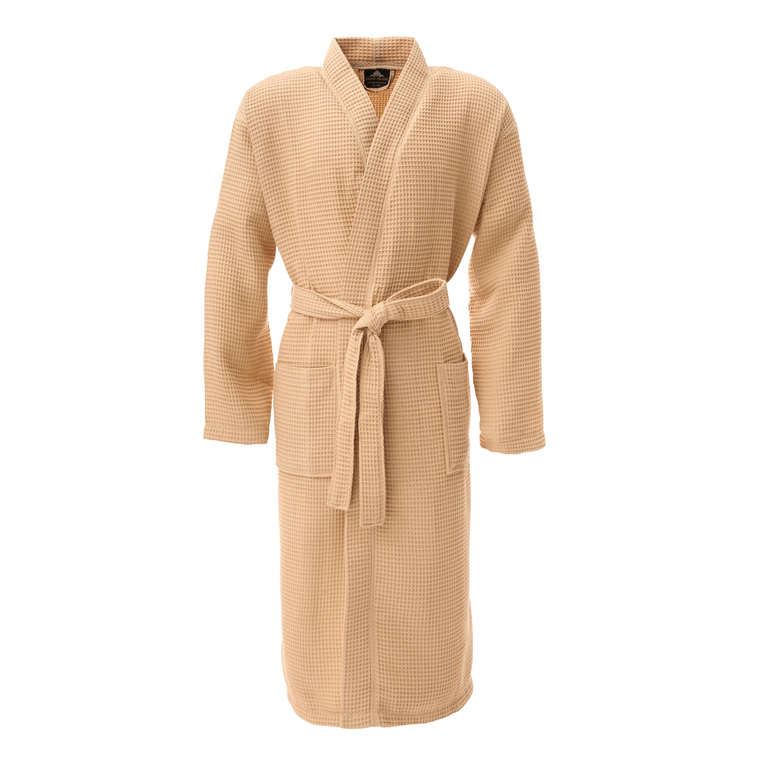 BAGNO MILANO Mens Robes, Waffle Robes For Men, Turkish Cotton Mens Bathrobes